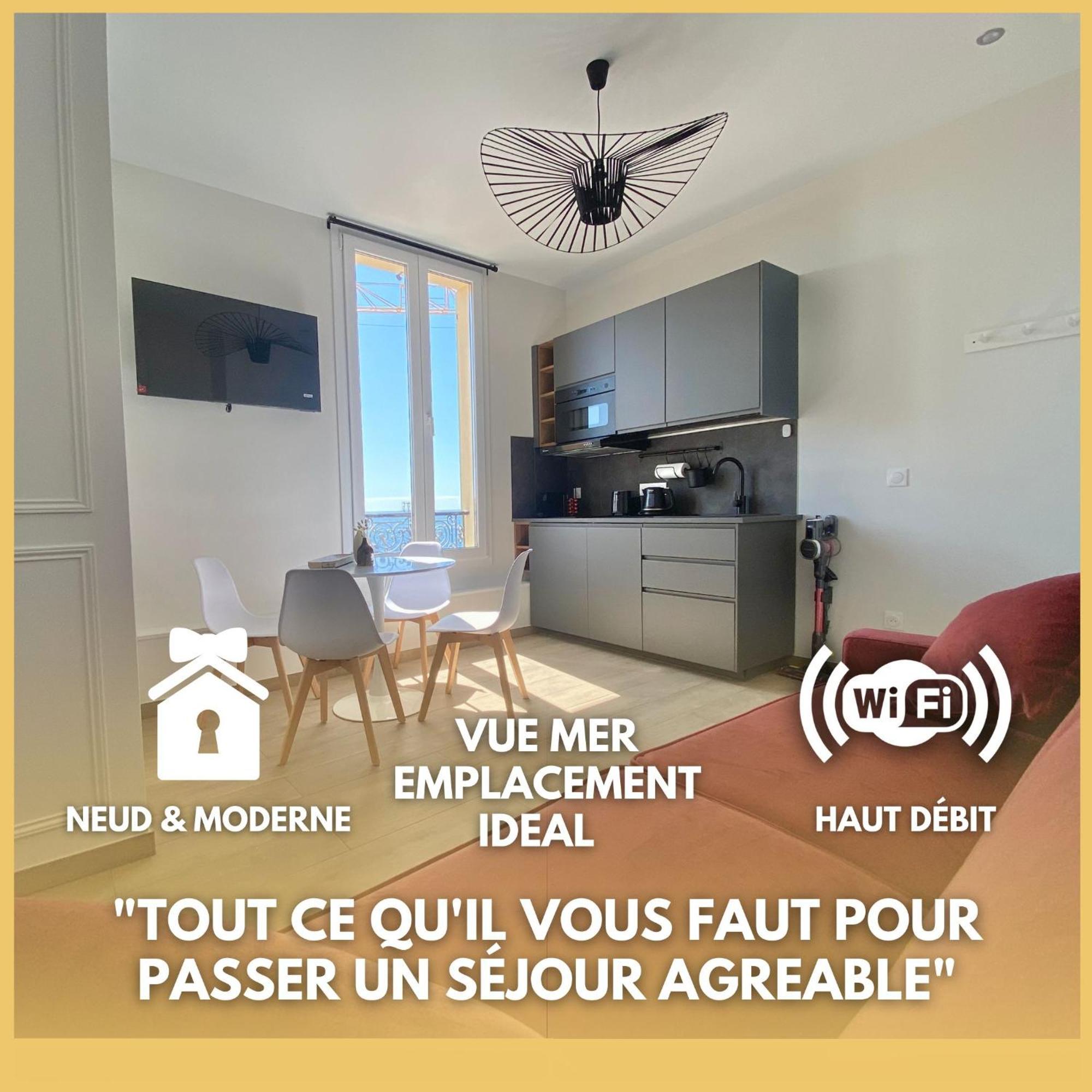 Appartement Moderne Climatise Monaco Vue Mer 카프다일 외부 사진