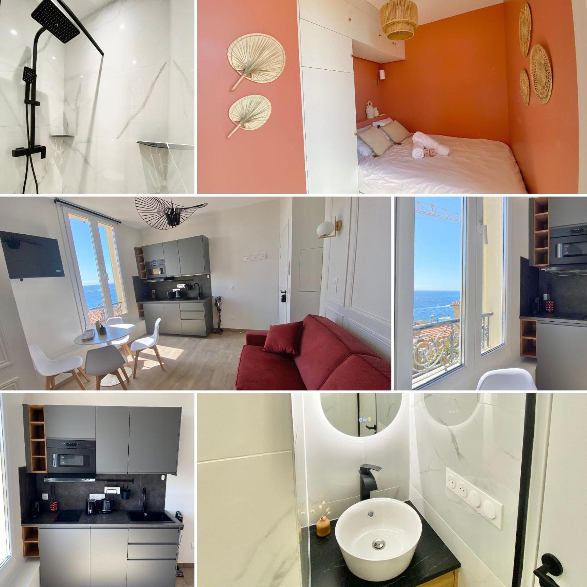Appartement Moderne Climatise Monaco Vue Mer 카프다일 외부 사진