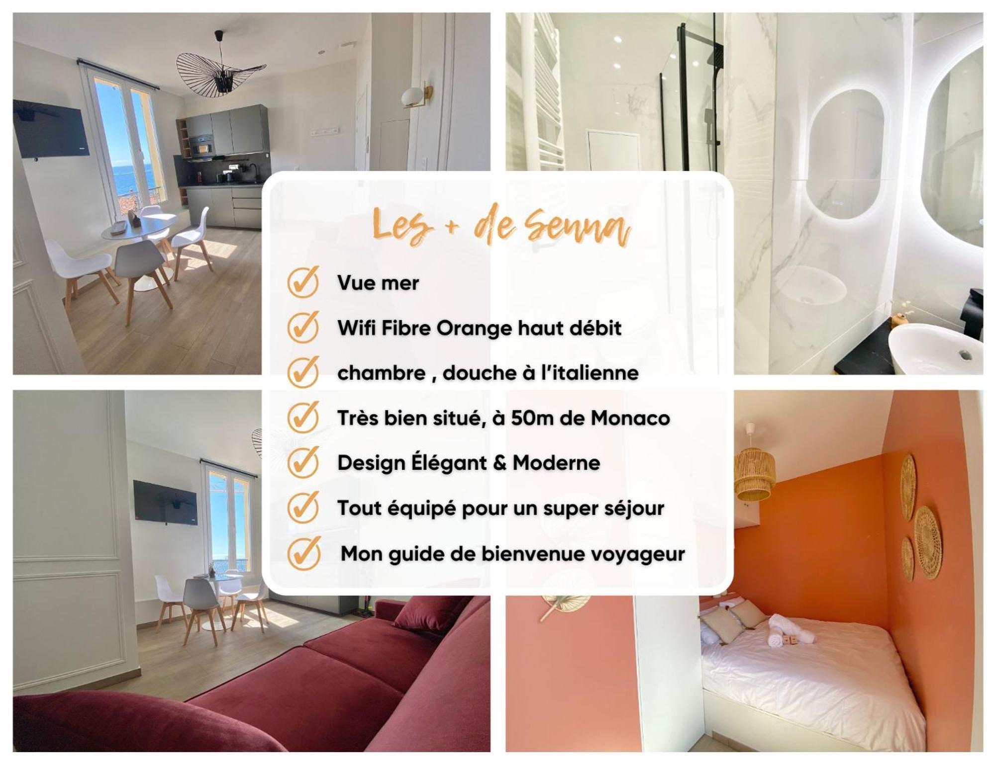 Appartement Moderne Climatise Monaco Vue Mer 카프다일 외부 사진