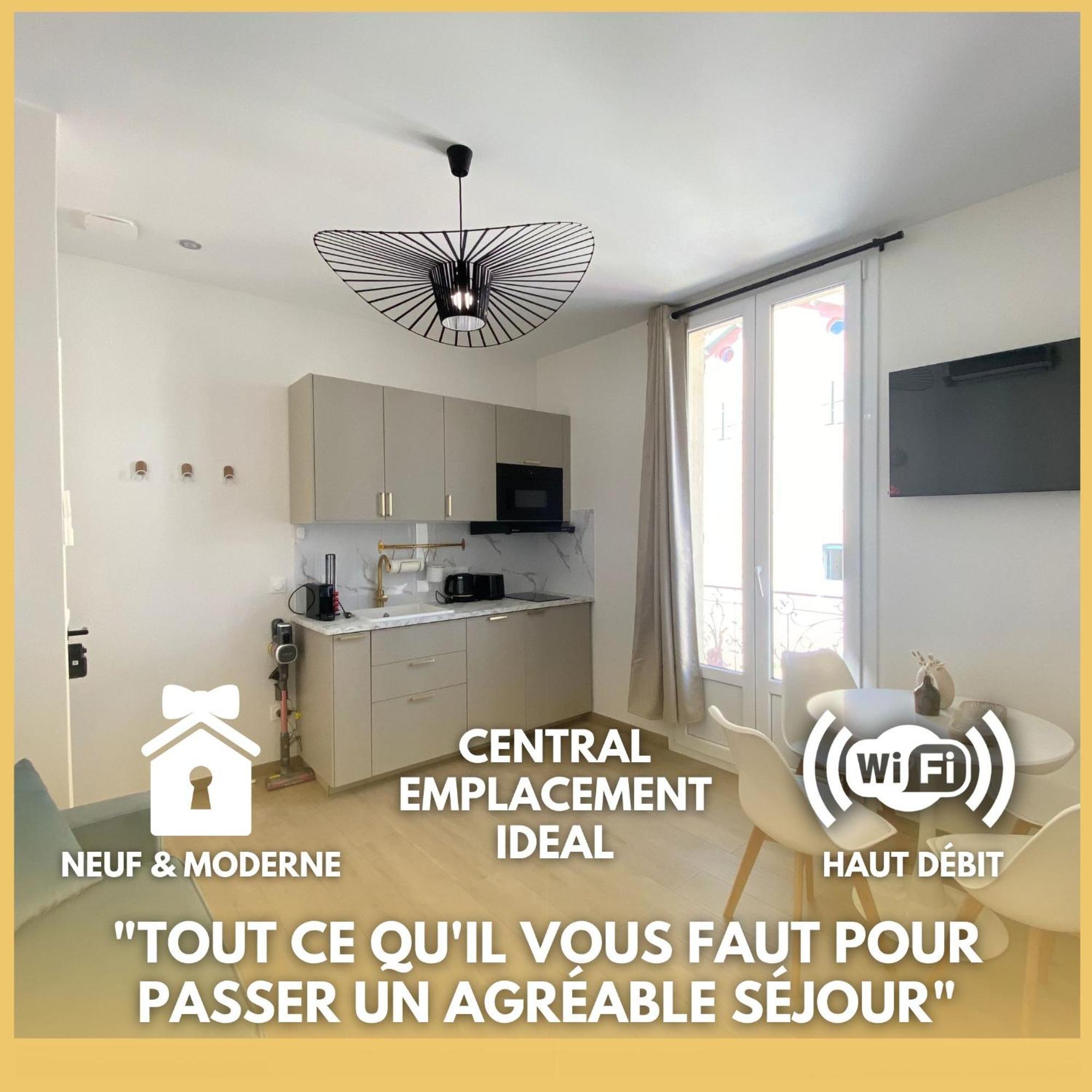 Appartement Moderne Climatise Monaco Vue Mer 카프다일 외부 사진